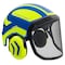Pfanner Vented Safety Helmet, PROTOS, Blue/Yellow 22116 - alternate 1
